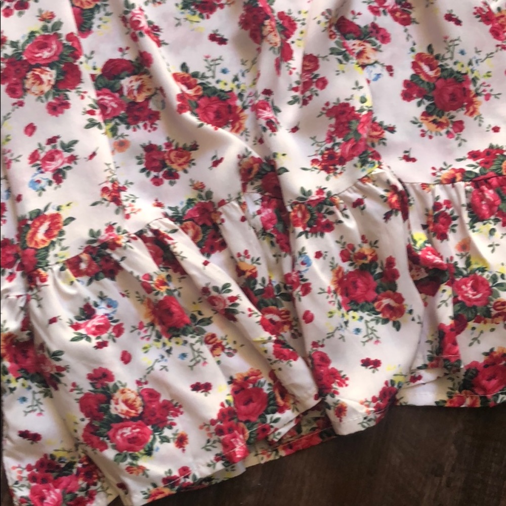 🌹Romantic Rose Plunging V Neck Floral Maxi Dress - Picture 9 of 10